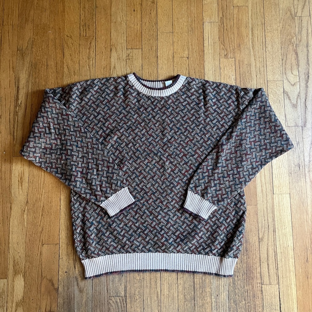 Awesome 90s Sweater. Indie Hipster Vibe XL